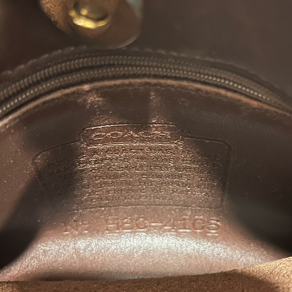 Old Coach 4106 Vintage Bag Hand Bag Brown Leather - Picture 10 of 12